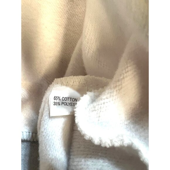 Colorblock Zip-Up Hoodie XXL Pink/Gray/White w Drawstring Hood and Pockets - Picture 5 of 5